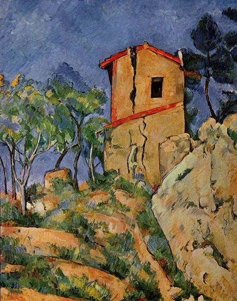 Paul Cezanne The House with Burst Walls oil painting picture